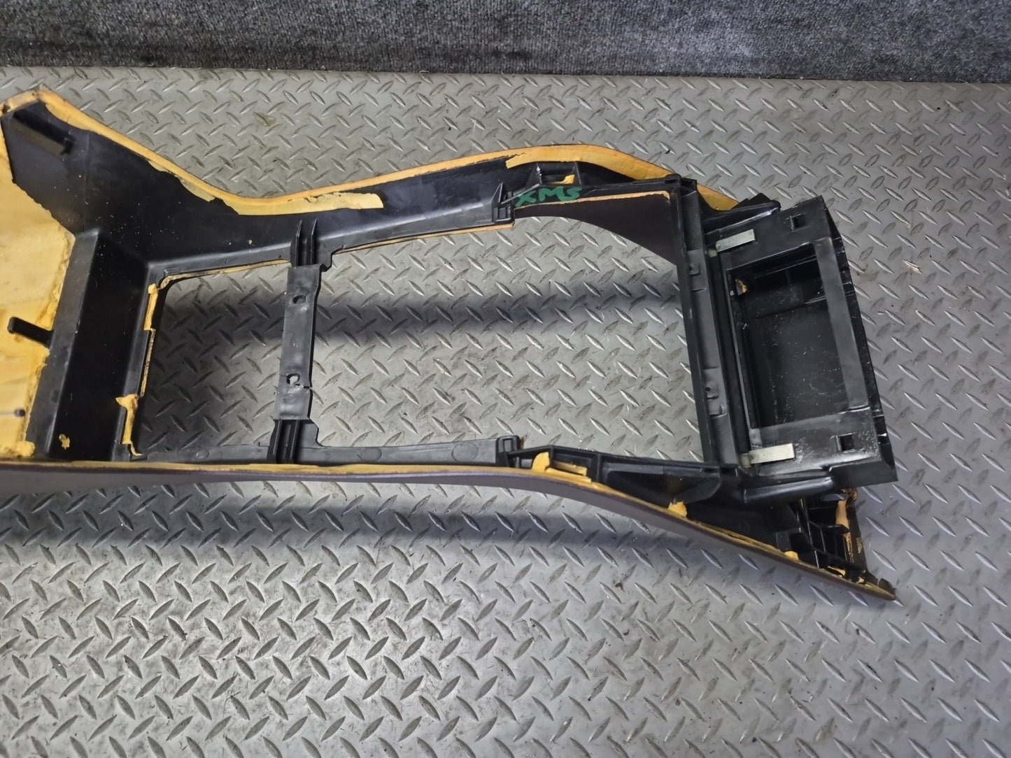 86-91 Mercedes W126 560SEL Center Console Trim Cover Panel Brasil Damaged