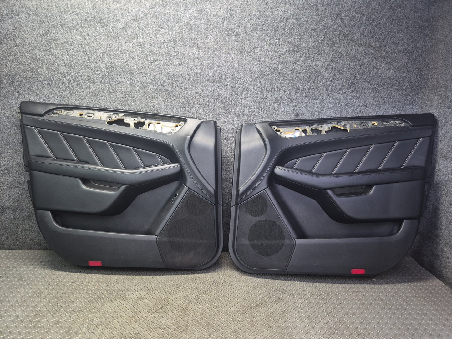 2012-2015 Mercedes W166 ML63 AMG Front Door Interior Trim Panel Set of 2