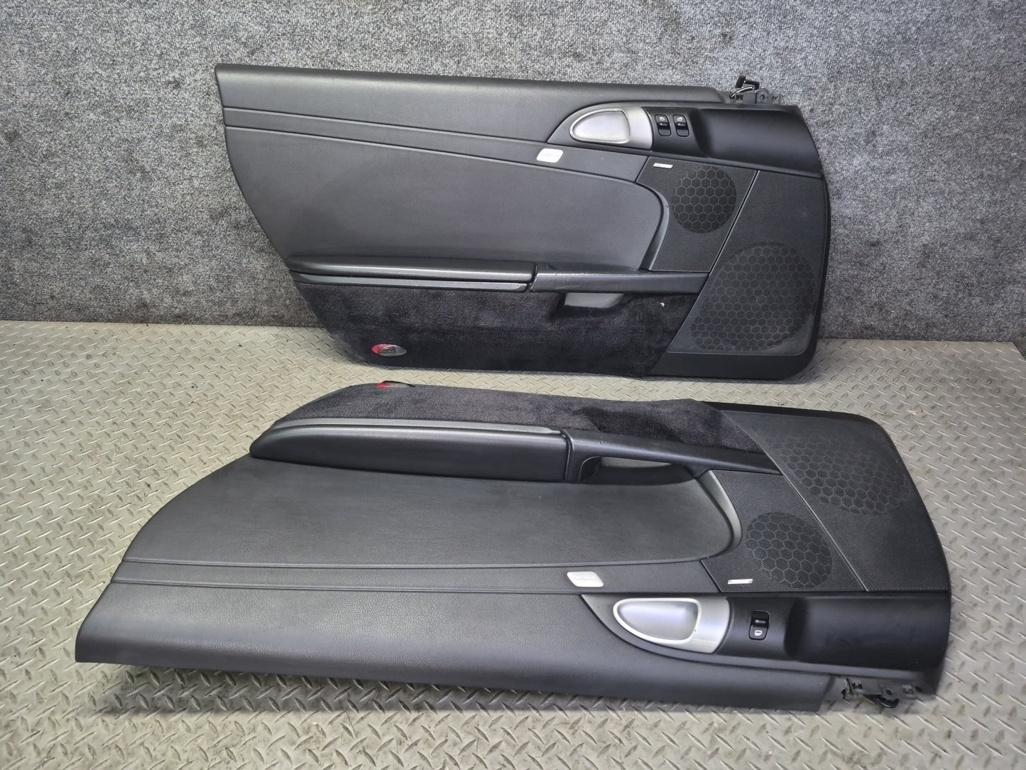 2005-2012 Porsche Boxster 987 Left & Right Door Interior Trim Panel Set of 2