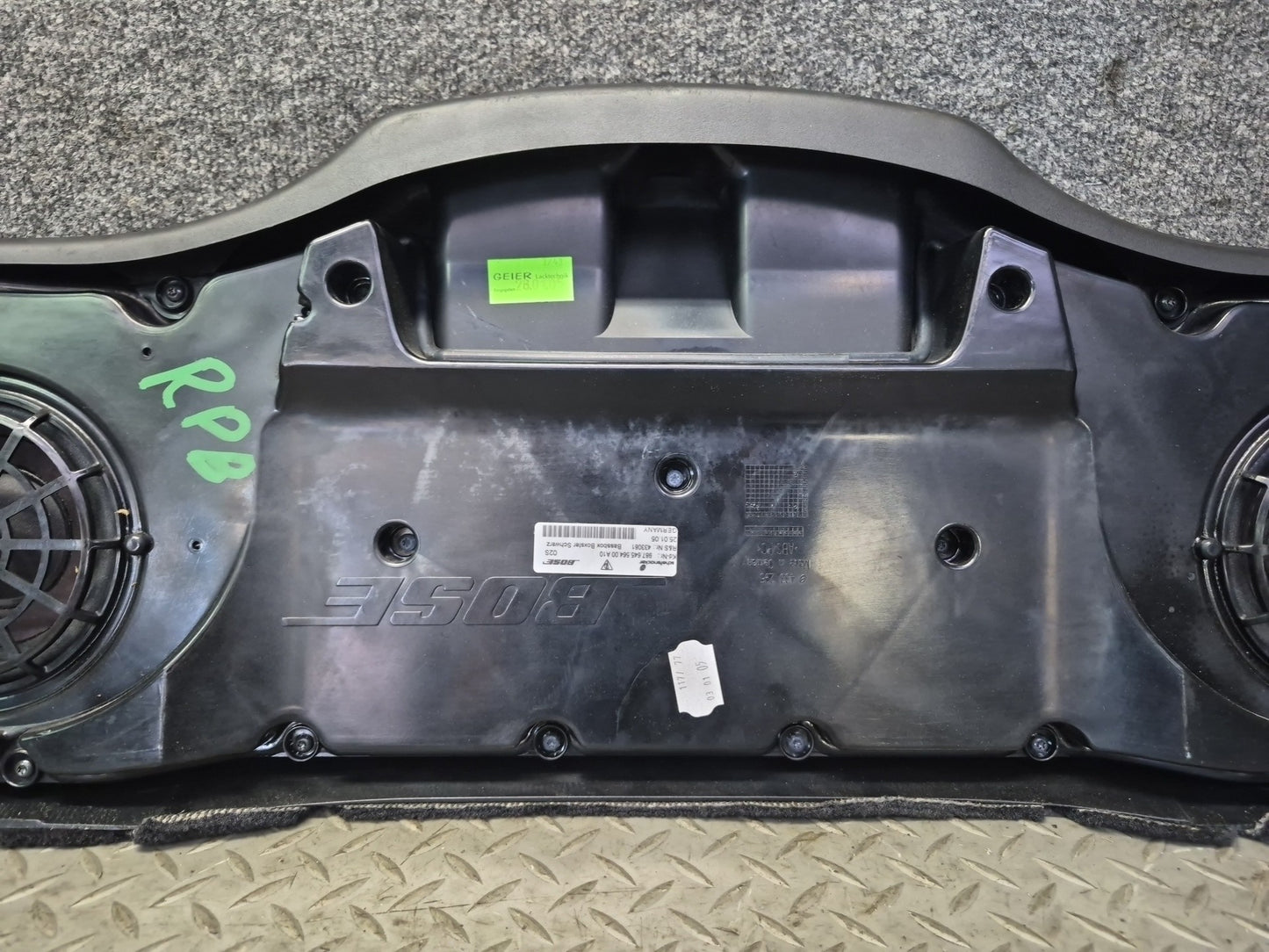 2005-2012 Porsche Boxster 987 Rear Bose Audio Speaker Subwoofer Bass Box