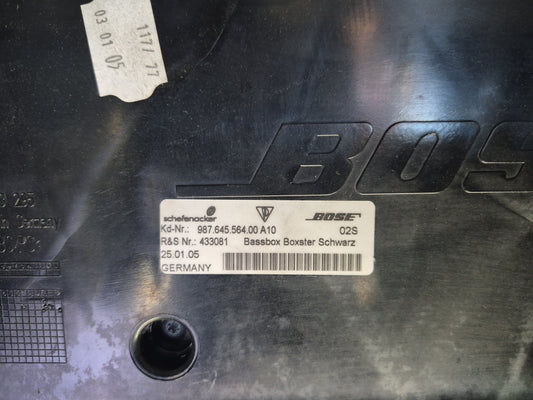2005-2012 Porsche Boxster 987 Rear Bose Audio Speaker Subwoofer Bass Box