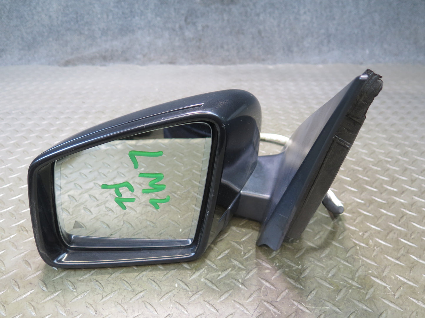 12-15 Mercedes W166 ML Left Exterior Heated Auto Dim Side View Mirror Blind Spot