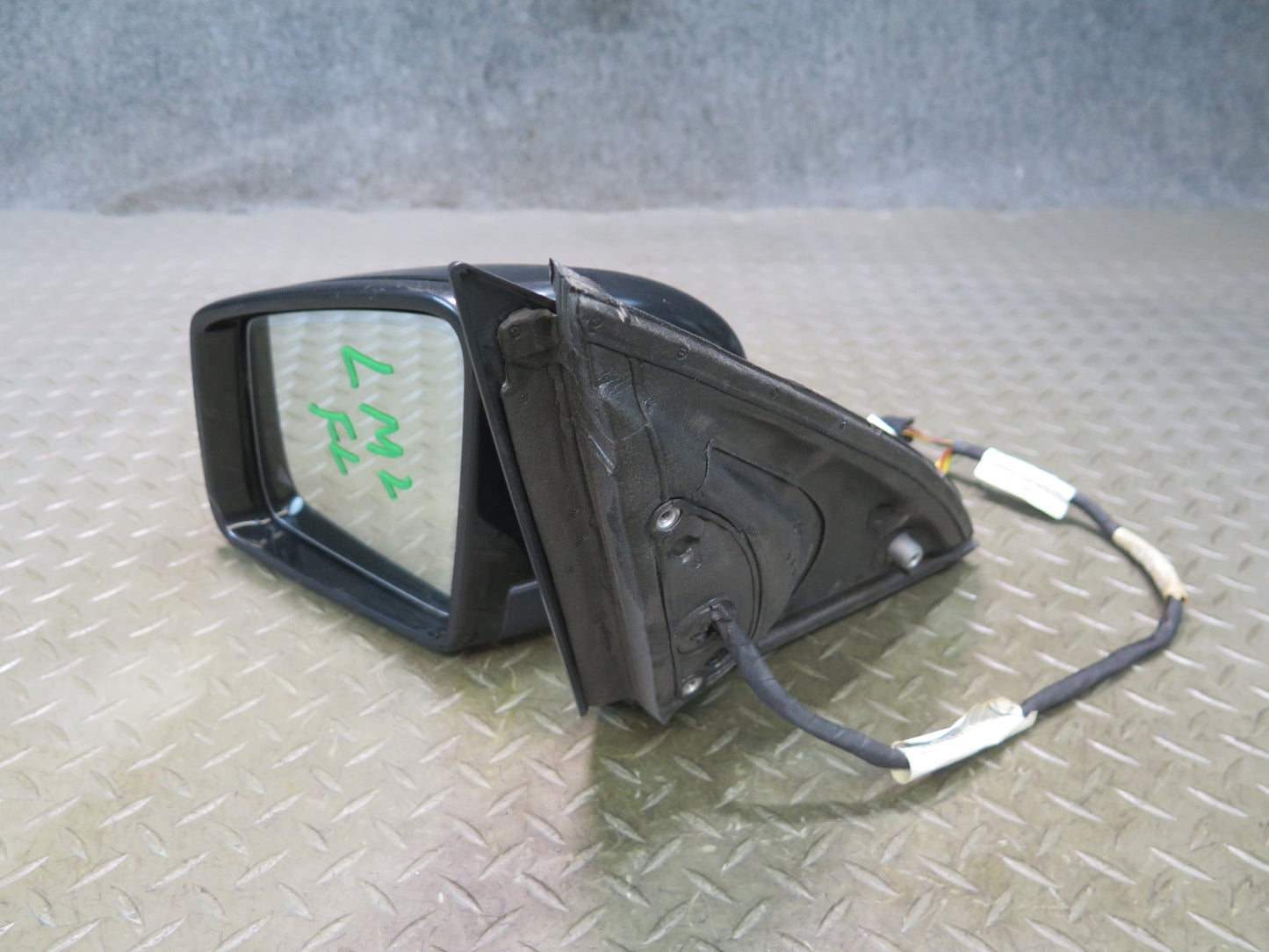12-15 Mercedes W166 ML Left Exterior Heated Auto Dim Side View Mirror Blind Spot