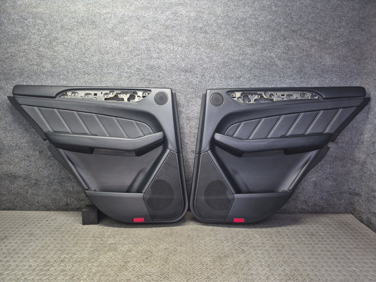 2012-2015 Mercedes W166 ML63 AMG Rear Door Interior Trim Panel Set of 2