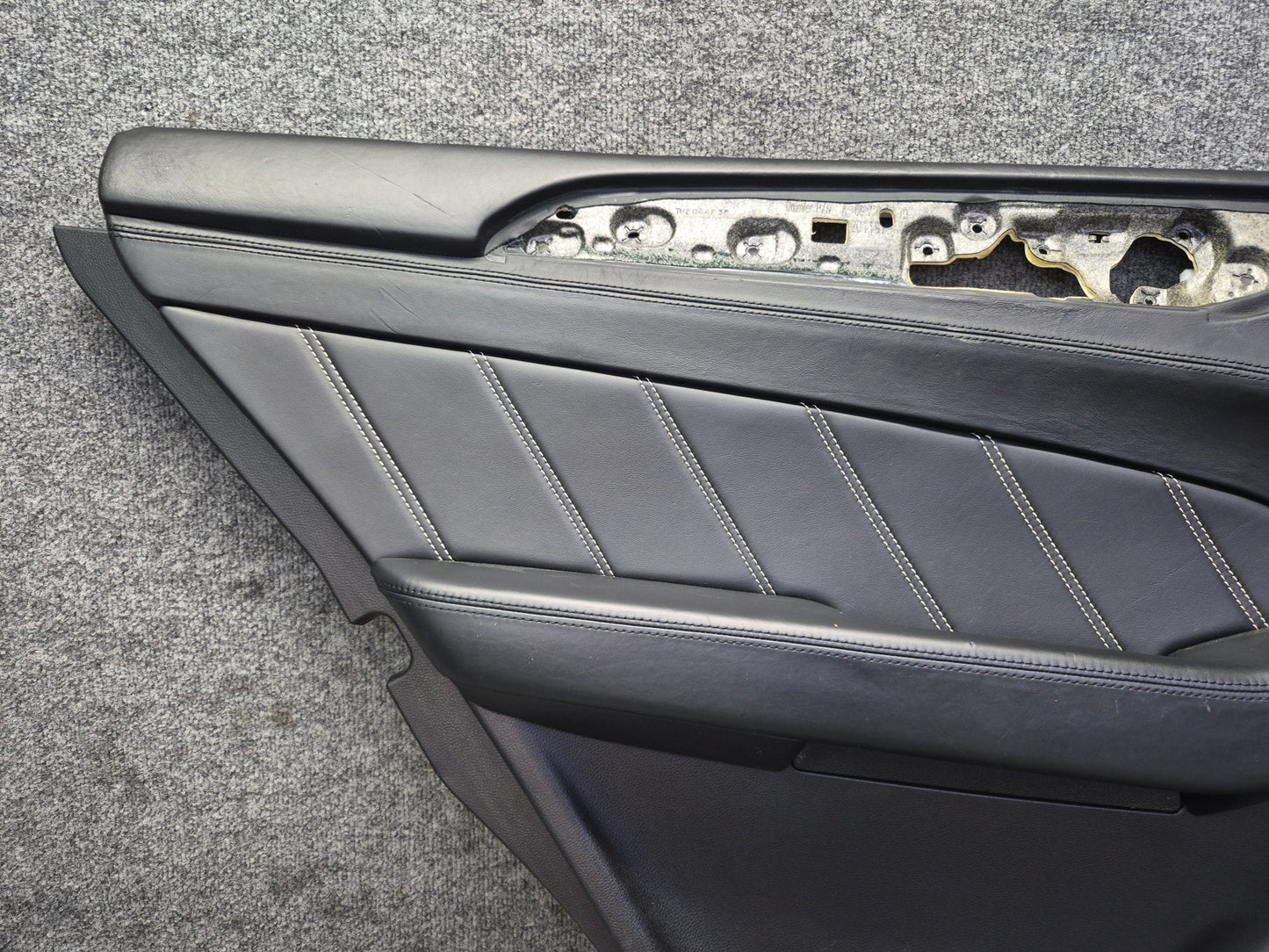 2012-2015 Mercedes W166 ML63 AMG Rear Door Interior Trim Panel Set of 2