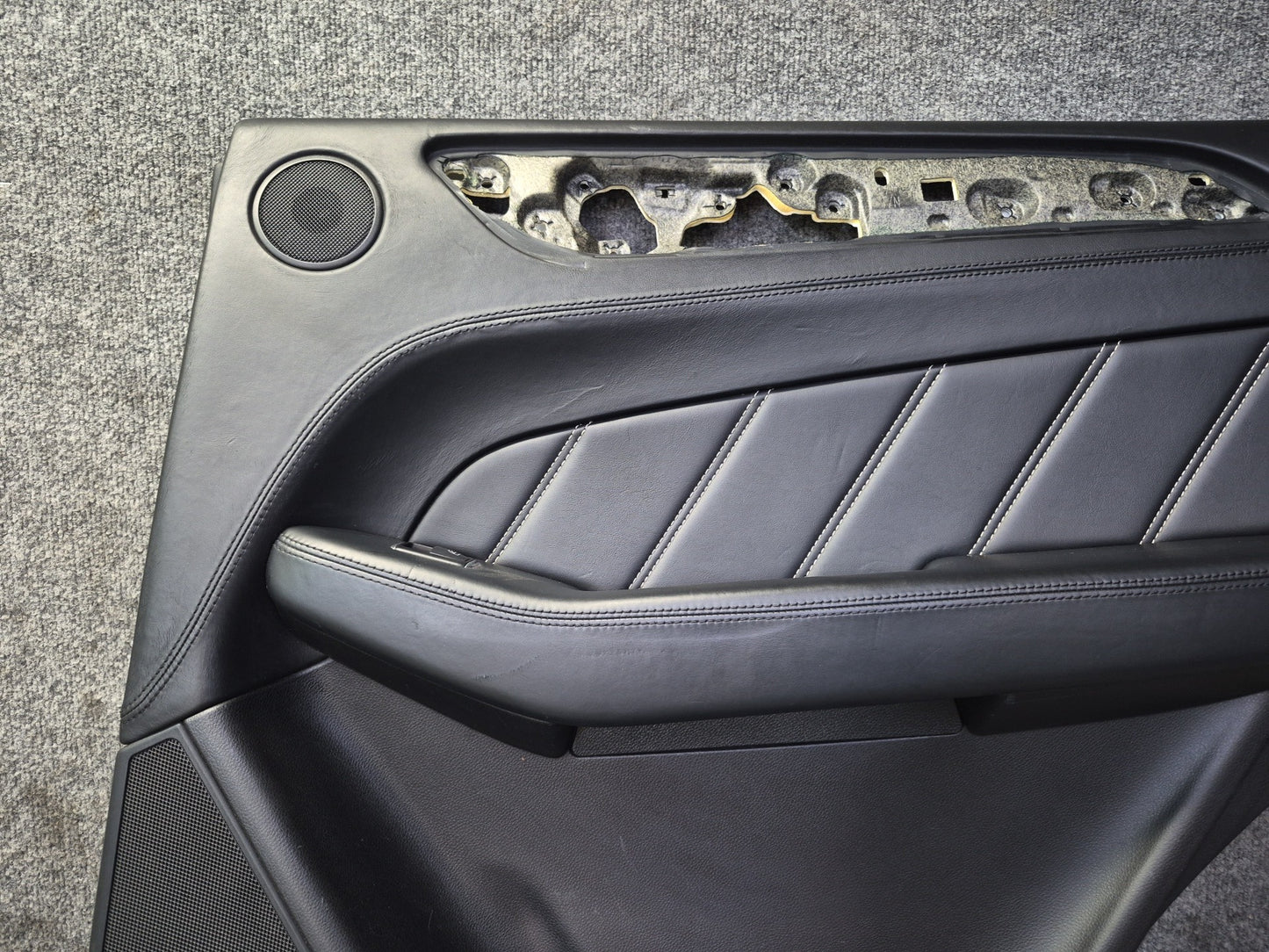 2012-2015 Mercedes W166 ML63 AMG Rear Door Interior Trim Panel Set of 2