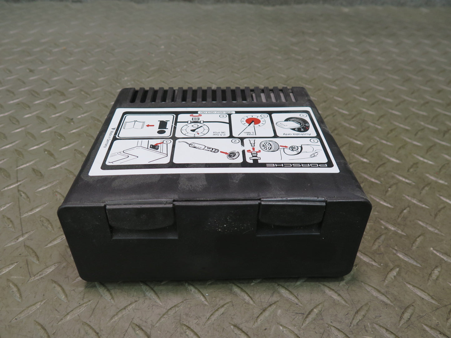2005-2012 Porsche Boxster 987 Spare Tire Air Compressor Pump Tool KIT Case Set