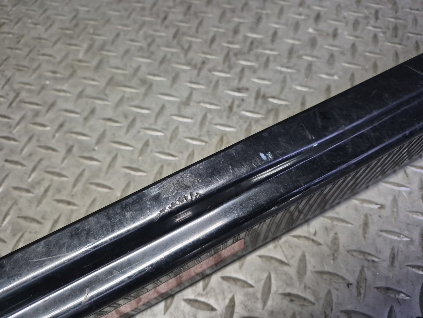 86-91 Mercedes W126 560SEL Rear Trunk Scuff Plate Trim Panel 1266981189 OEM