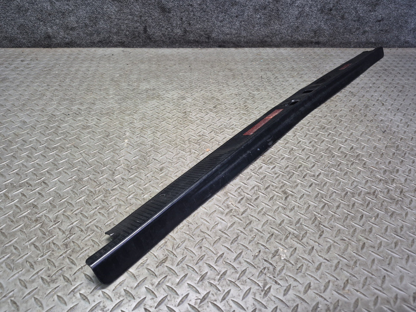 86-91 Mercedes W126 560SEL Rear Trunk Scuff Plate Trim Panel 1266981189 OEM