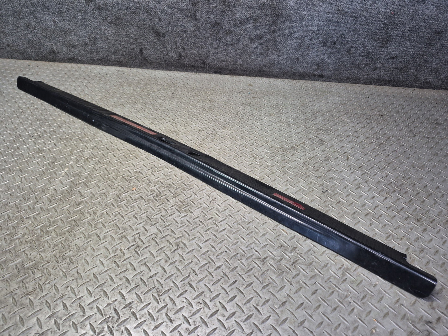 86-91 Mercedes W126 560SEL Rear Trunk Scuff Plate Trim Panel 1266981189 OEM