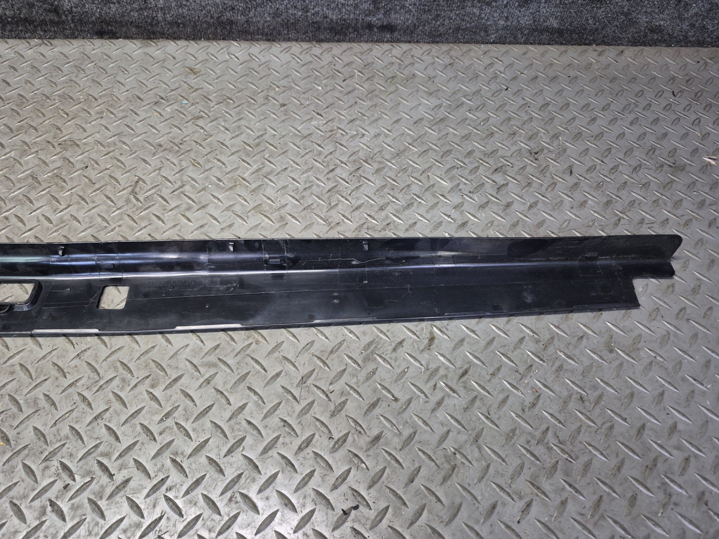 86-91 Mercedes W126 560SEL Rear Trunk Scuff Plate Trim Panel 1266981189 OEM