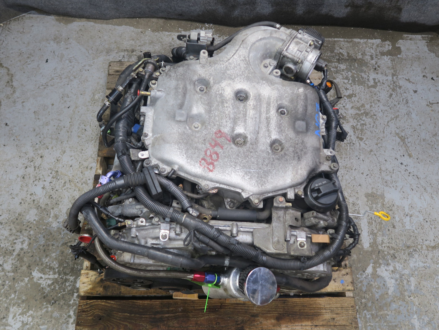 2006 Nissan 350Z 3.5L VQ35DE RWD M/T VIN A 4TH Digit Complete Engine Motor