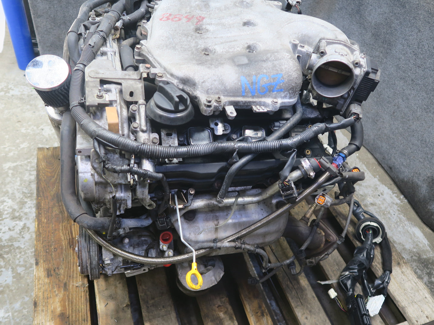 2006 Nissan 350Z 3.5L VQ35DE RWD M/T VIN A 4TH Digit Complete Engine Motor