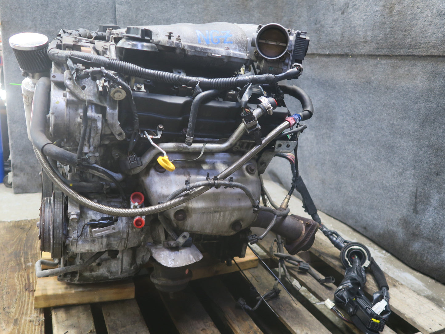 2006 Nissan 350Z 3.5L VQ35DE RWD M/T VIN A 4TH Digit Complete Engine Motor