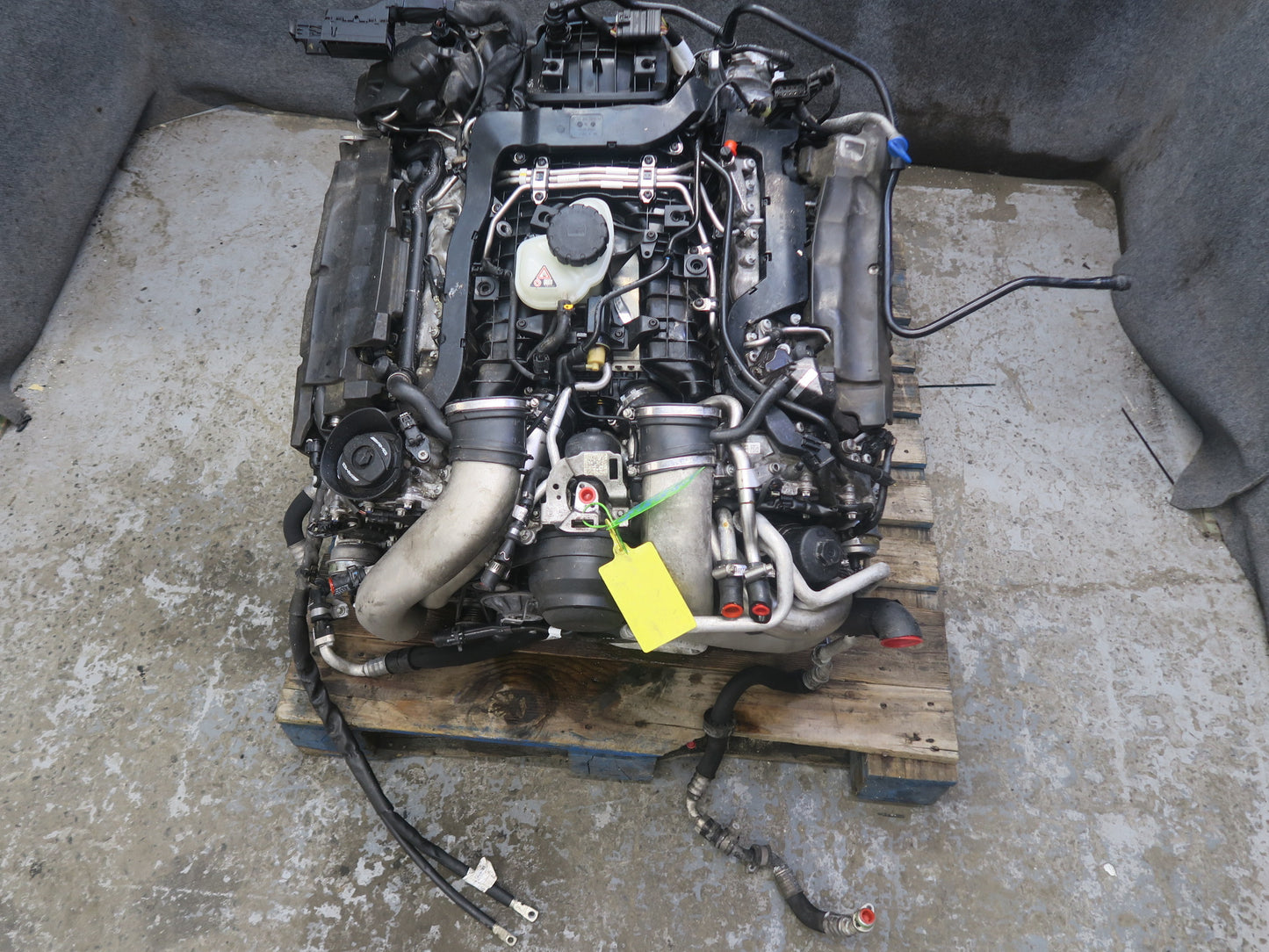 2013 Mercedes X166 W166 ML63 GL63 5.5L M157 157.982 Engine Motor w Turbos