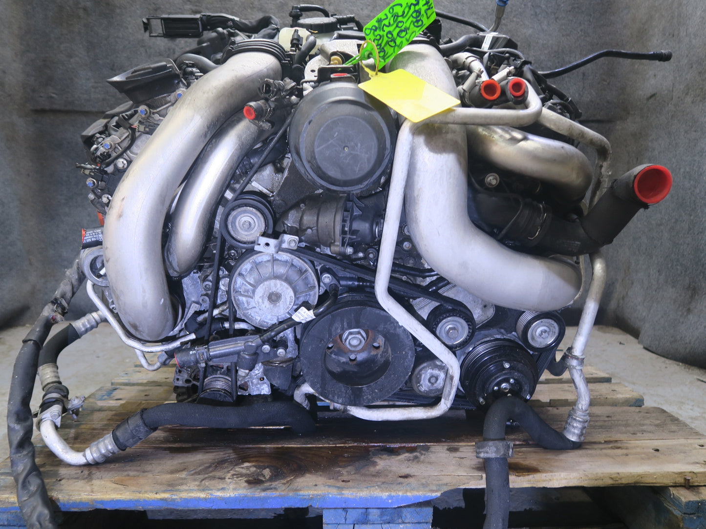 2013 Mercedes X166 W166 ML63 GL63 5.5L M157 157.982 Engine Motor w Turbos