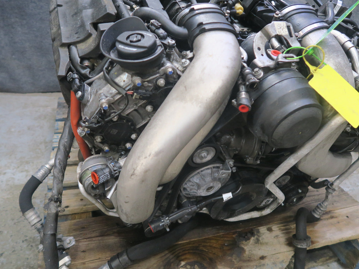 2013 Mercedes X166 W166 ML63 GL63 5.5L M157 157.982 Engine Motor w Turbos