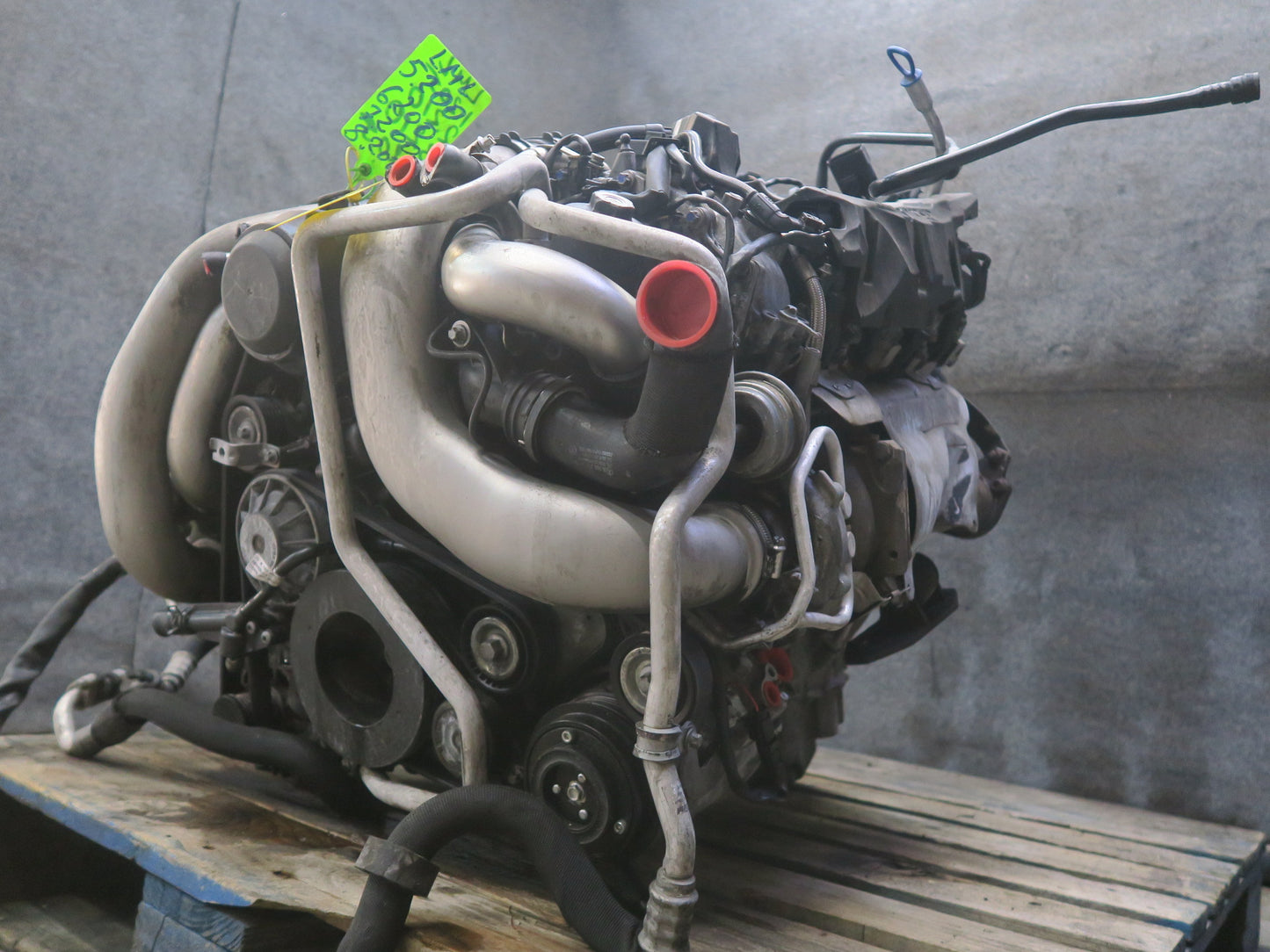 2013 Mercedes X166 W166 ML63 GL63 5.5L M157 157.982 Engine Motor w Turbos