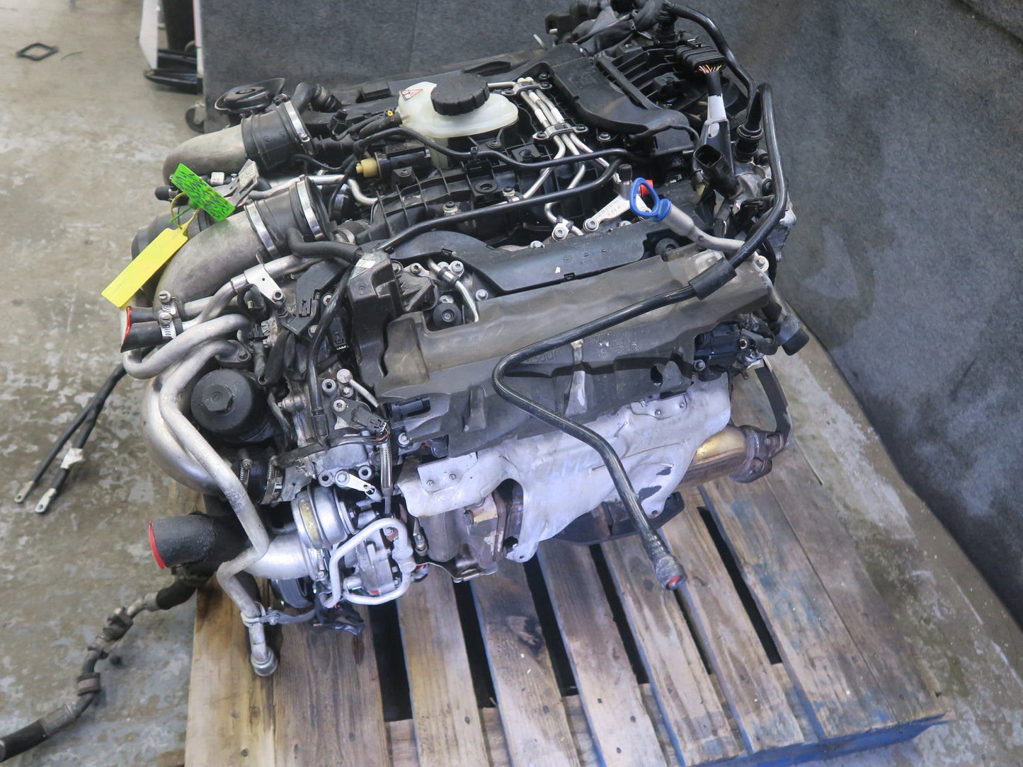 2013 Mercedes X166 W166 ML63 GL63 5.5L M157 157.982 Engine Motor w Turbos