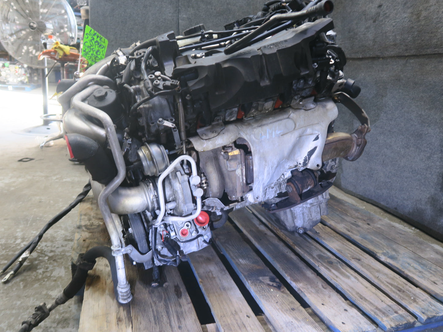 2013 Mercedes X166 W166 ML63 GL63 5.5L M157 157.982 Engine Motor w Turbos