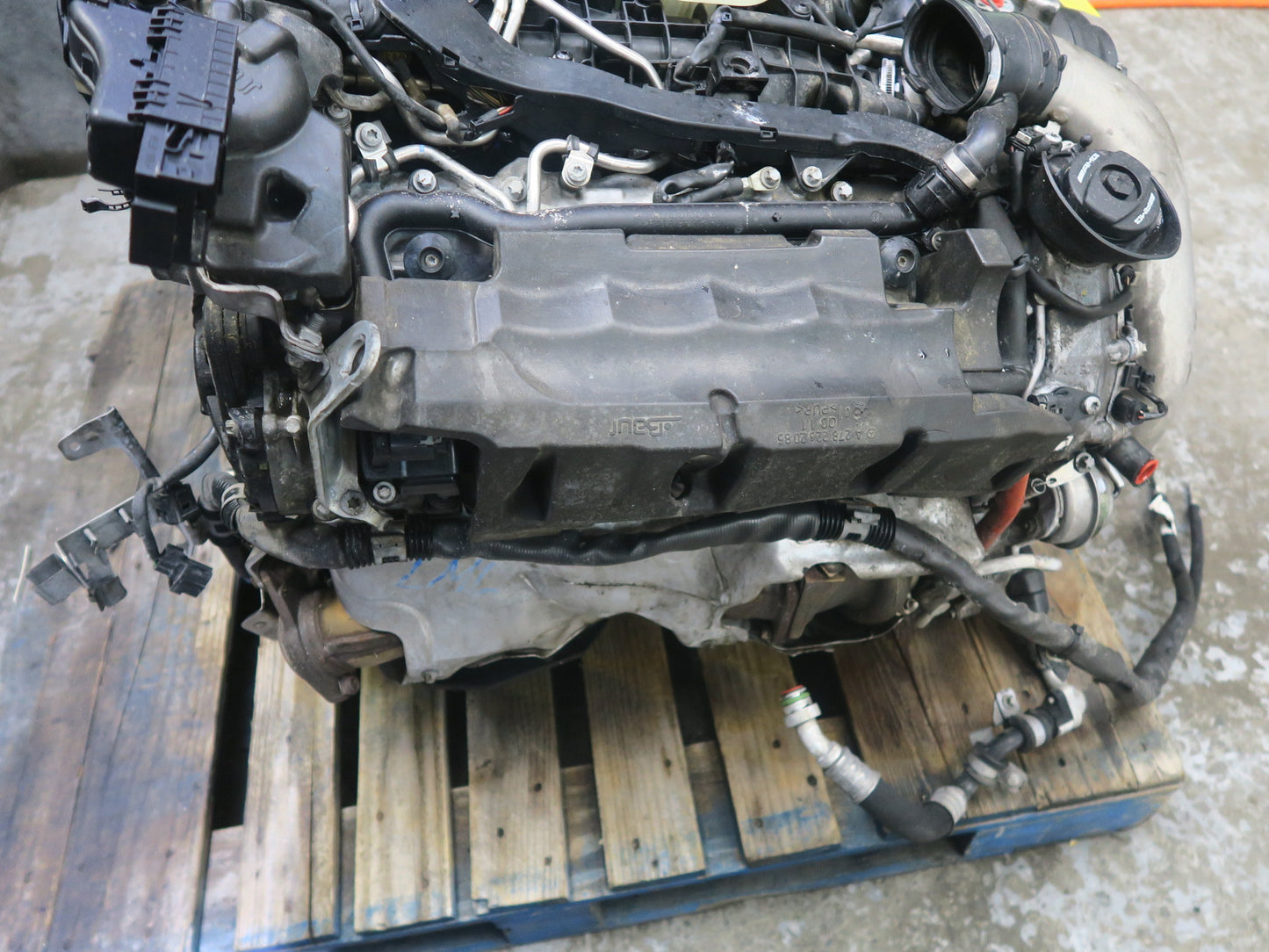 2013 Mercedes X166 W166 ML63 GL63 5.5L M157 157.982 Engine Motor w Turbos
