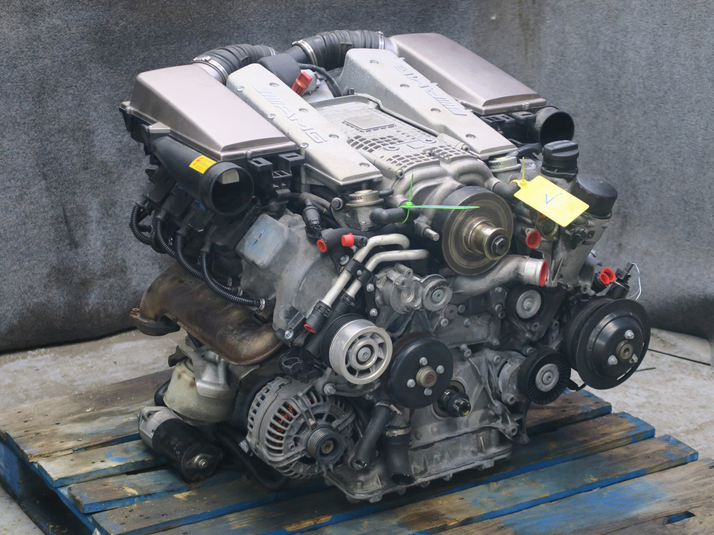 03-06 Mercedes R230 SL55 AMG 5.5L 113.992 RWD Complete Engine Motor OEM