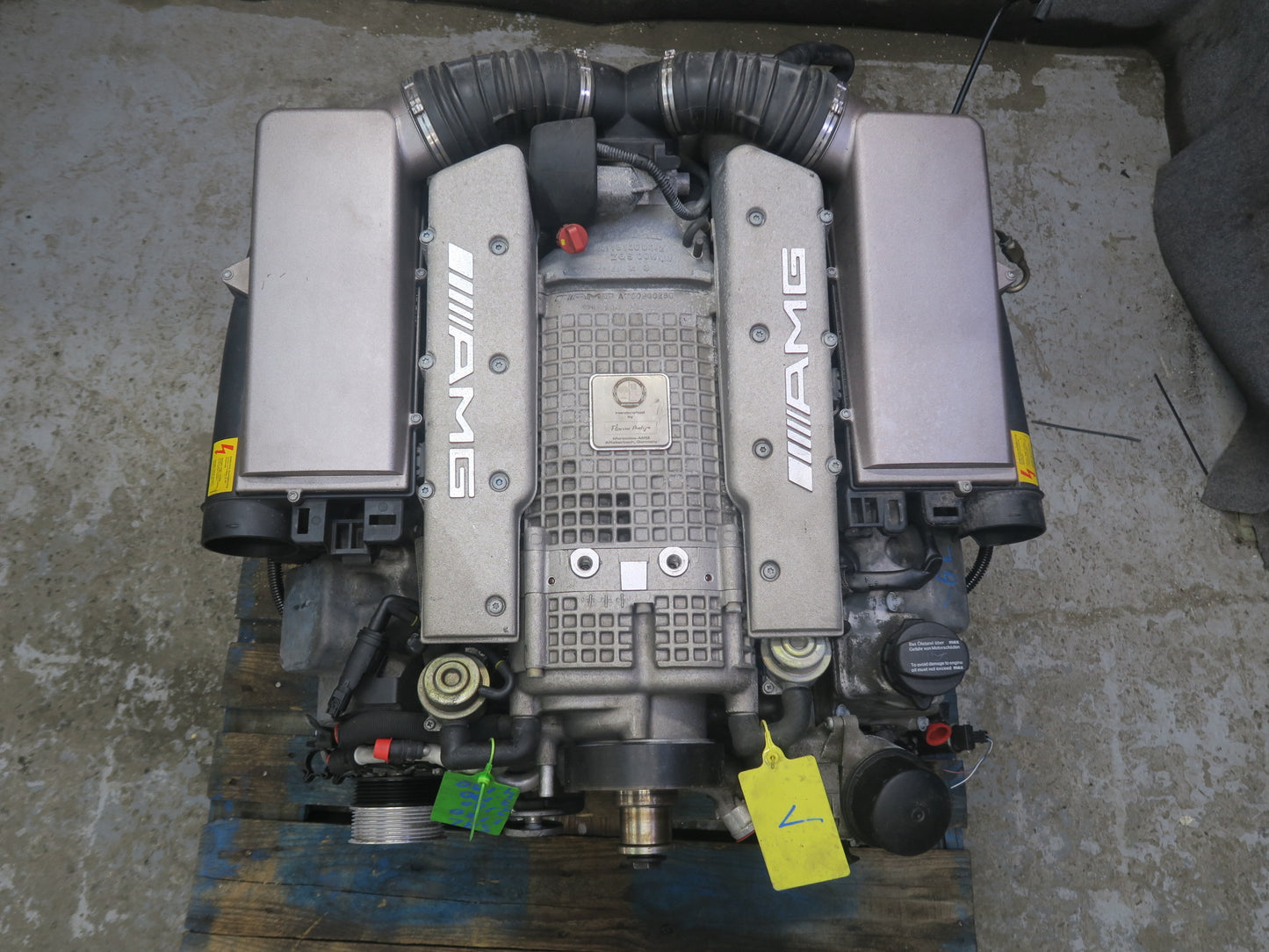 03-06 Mercedes R230 SL55 AMG 5.5L 113.992 RWD Complete Engine Motor OEM