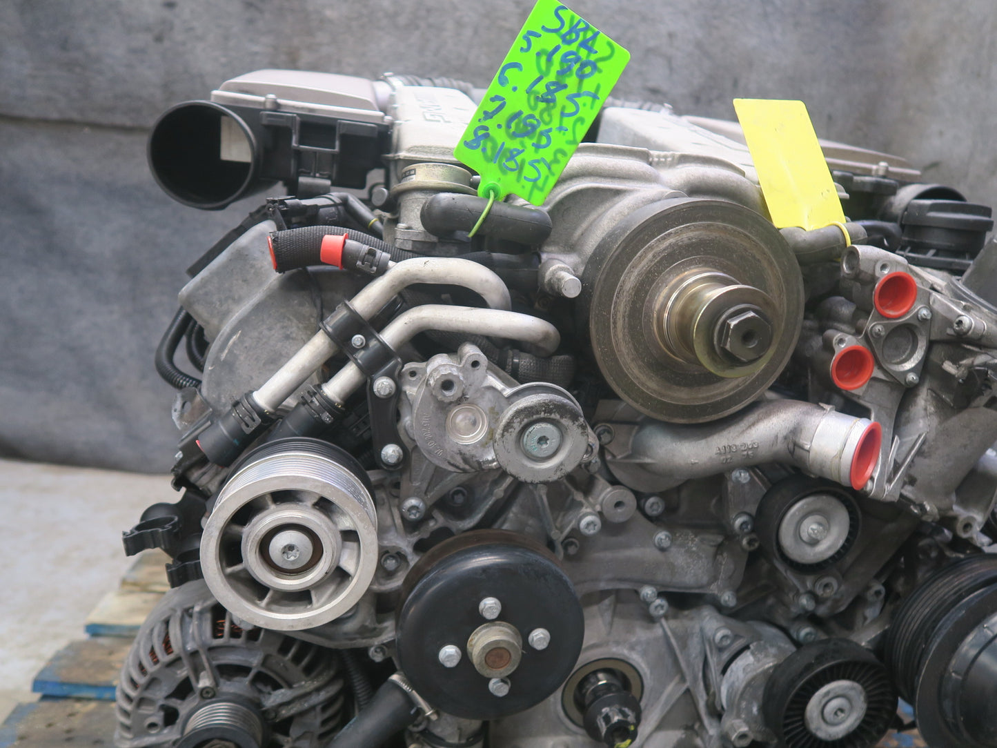 03-06 Mercedes R230 SL55 AMG 5.5L 113.992 RWD Complete Engine Motor OEM