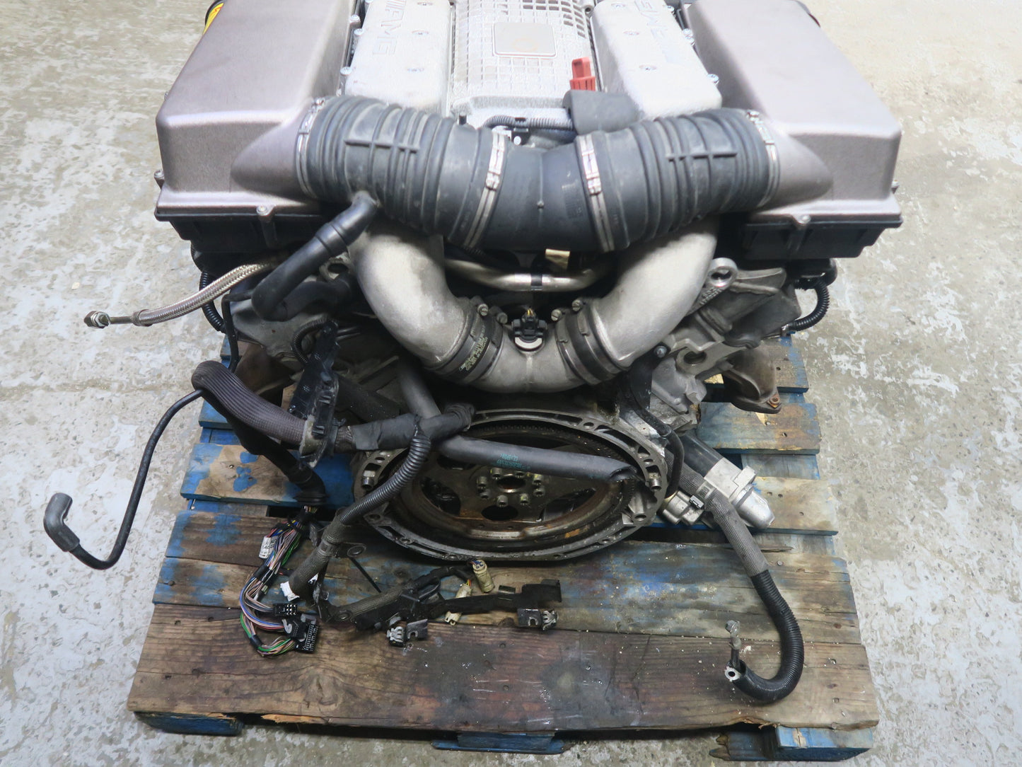 03-06 Mercedes R230 SL55 AMG 5.5L 113.992 RWD Complete Engine Motor OEM