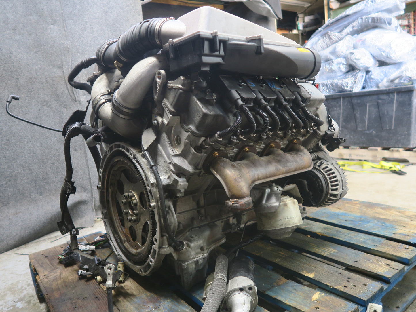 03-06 Mercedes R230 SL55 AMG 5.5L 113.992 RWD Complete Engine Motor OEM