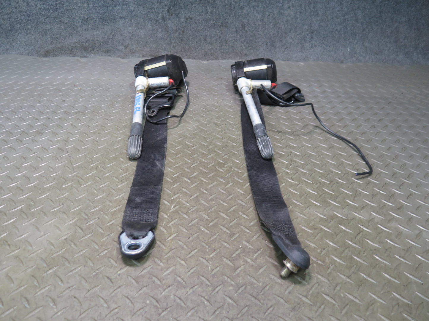 86-91 MERCEDES W126 FRONT & REAR LEFT RIGHT SIDE SEATBELT RETRACTOR SET OEM