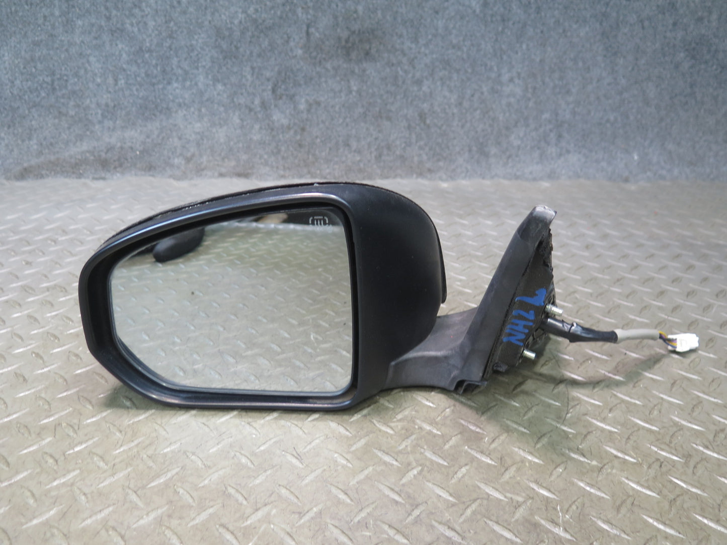09-20 Nissan Z34 370Z Left Side View Exterior Power Heated Mirror Carbon OEM
