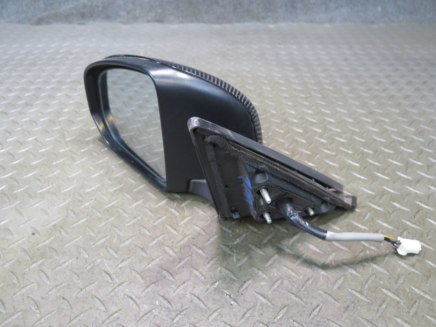 09-20 Nissan Z34 370Z Left Side View Exterior Power Heated Mirror Carbon OEM