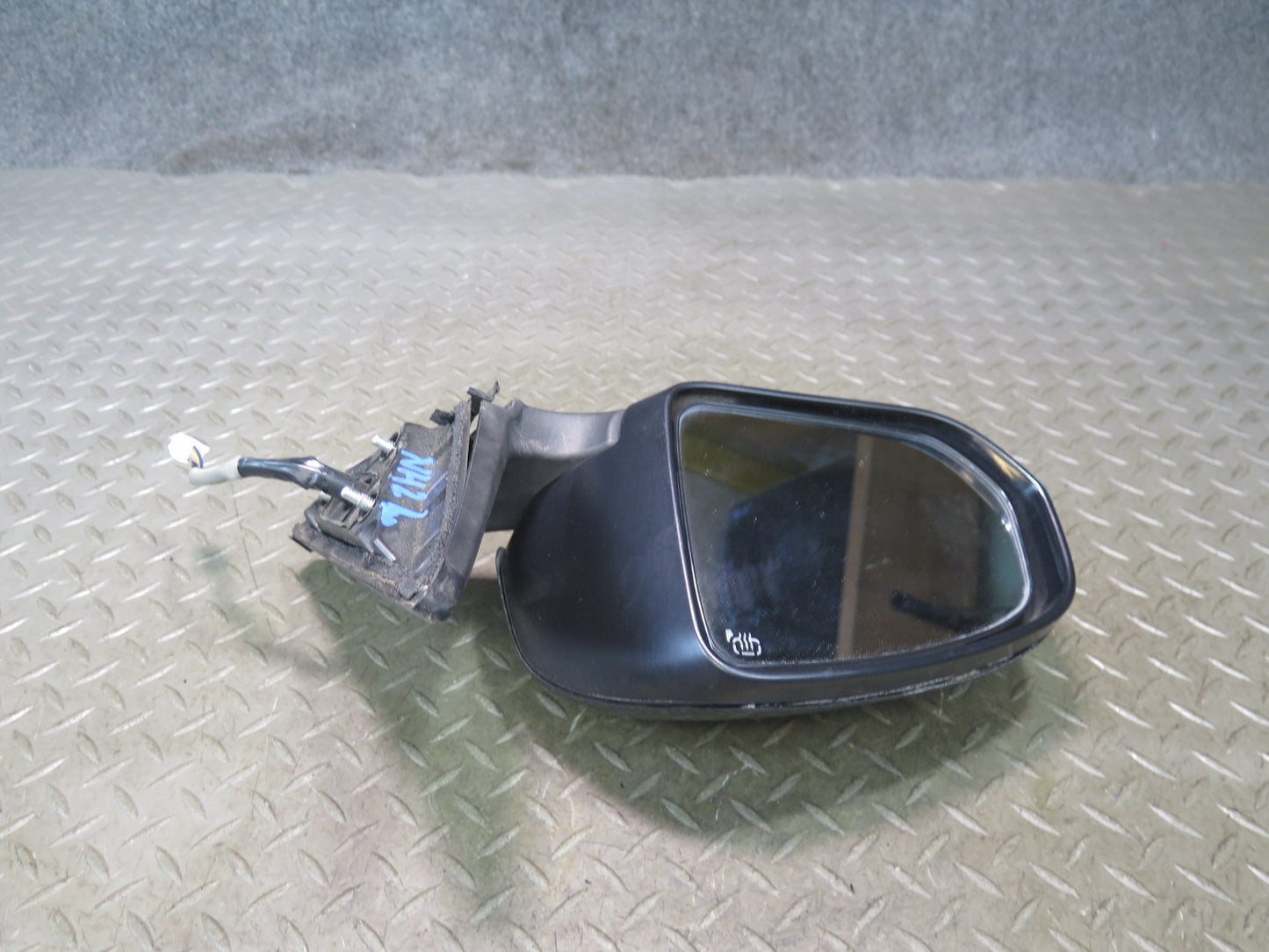 09-20 Nissan Z34 370Z Left Side View Exterior Power Heated Mirror Carbon OEM