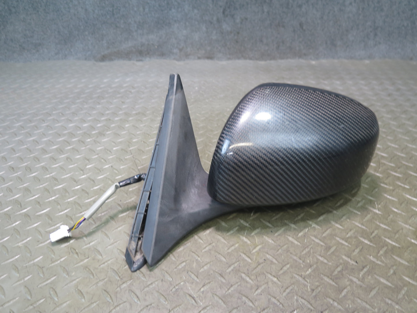 09-20 Nissan Z34 370Z Left Side View Exterior Power Heated Mirror Carbon OEM