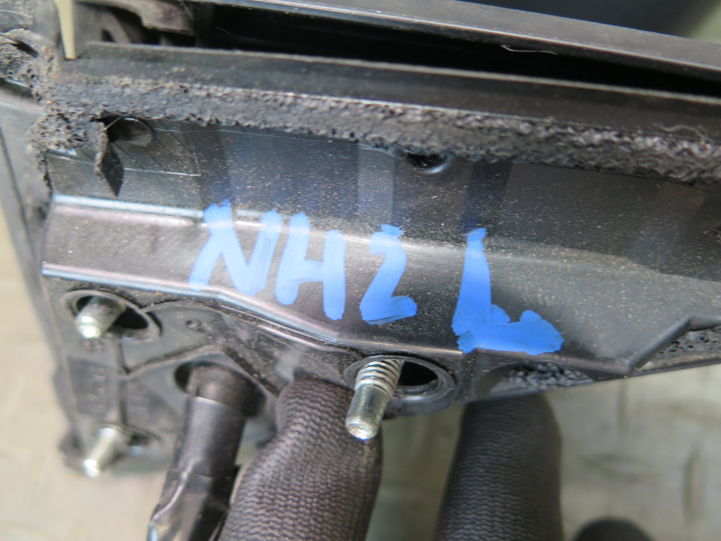 09-20 Nissan Z34 370Z Left Side View Exterior Power Heated Mirror Carbon OEM