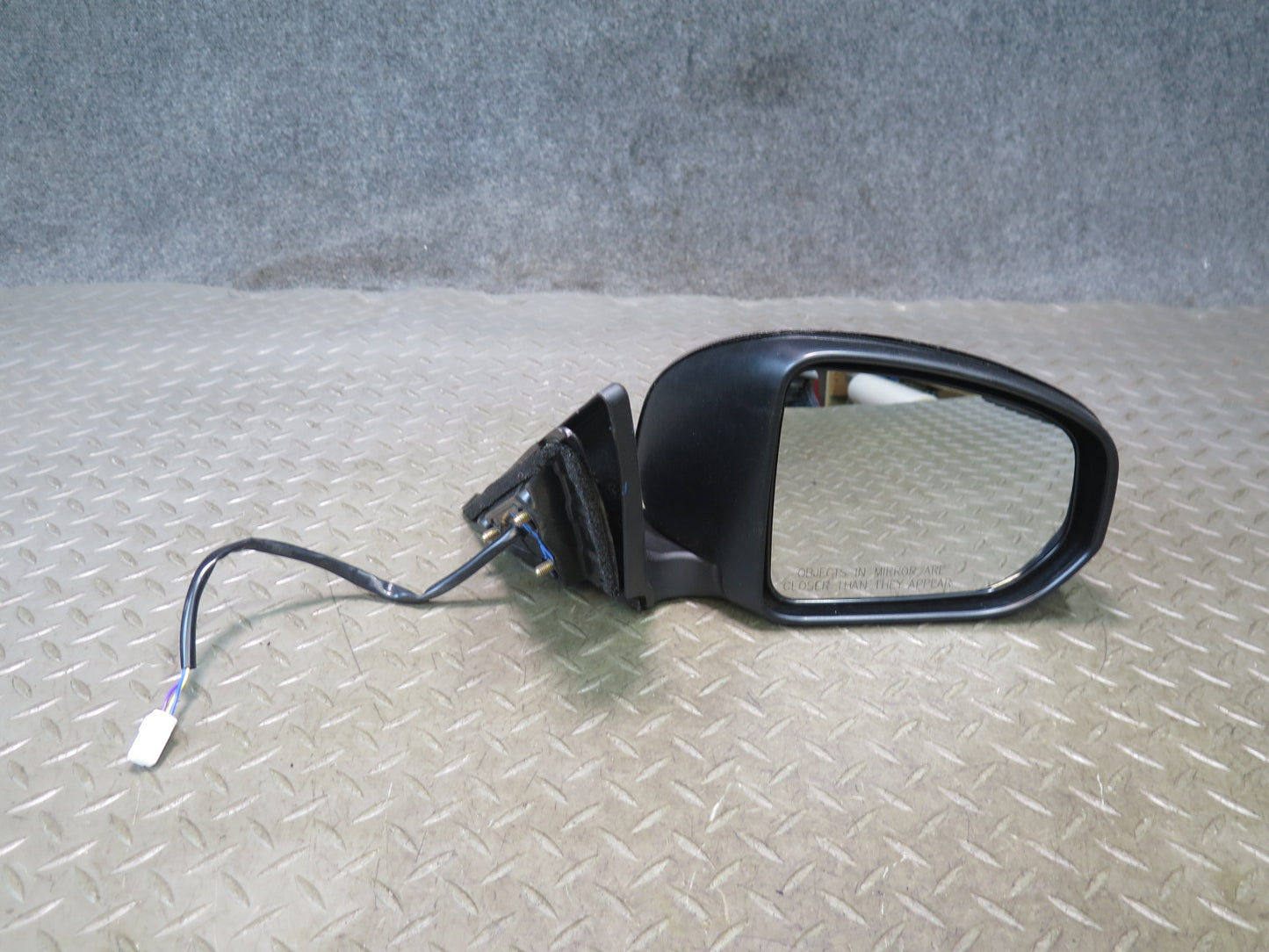 09-20 Nissan Z34 370Z Right Side View Exterior Power Heated Mirror Carbon OEM