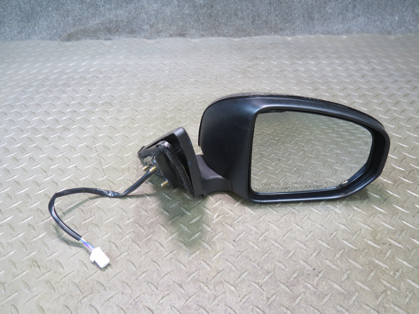 09-20 Nissan Z34 370Z Right Side View Exterior Power Heated Mirror Carbon OEM