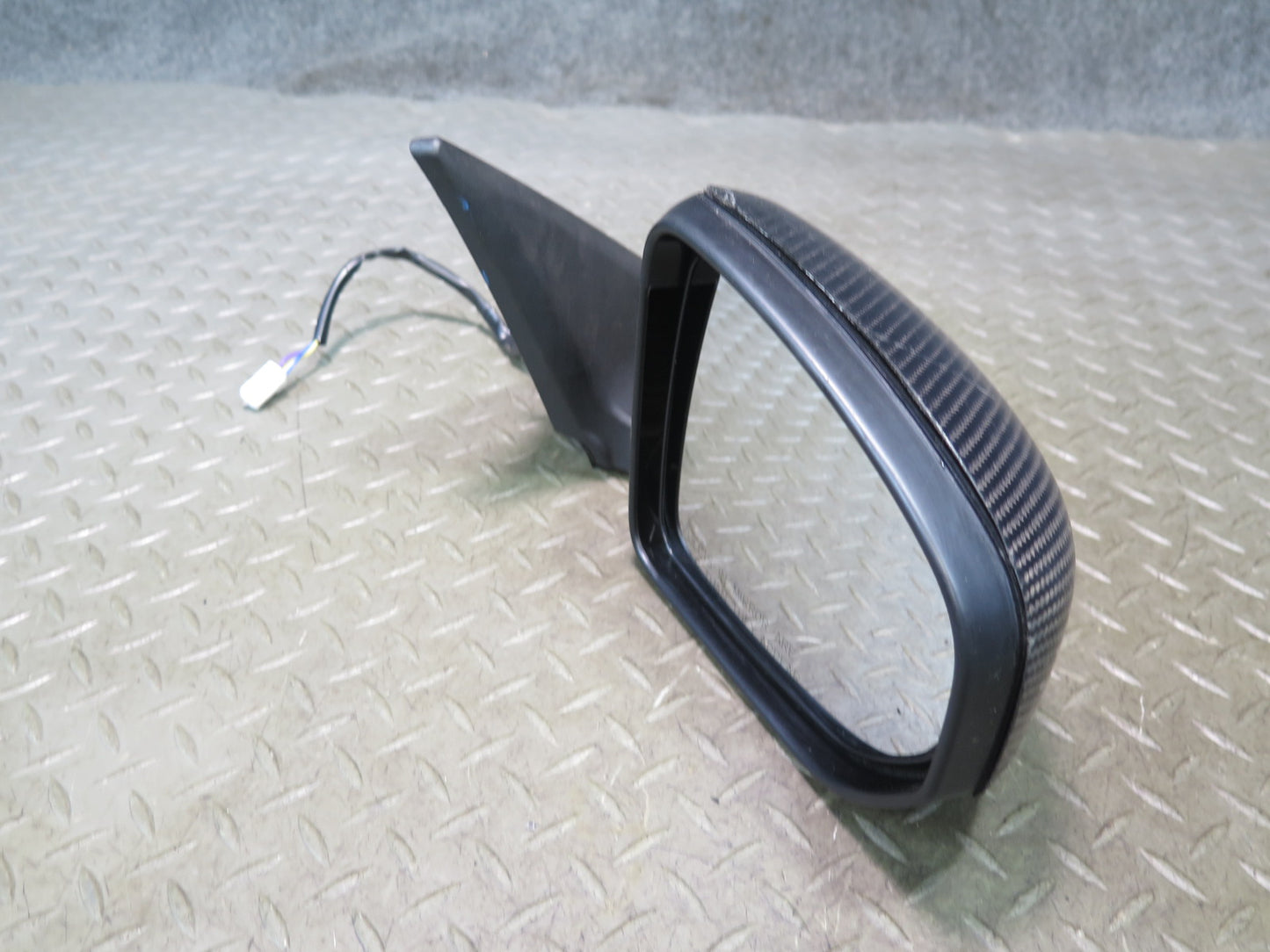 09-20 Nissan Z34 370Z Right Side View Exterior Power Heated Mirror Carbon OEM