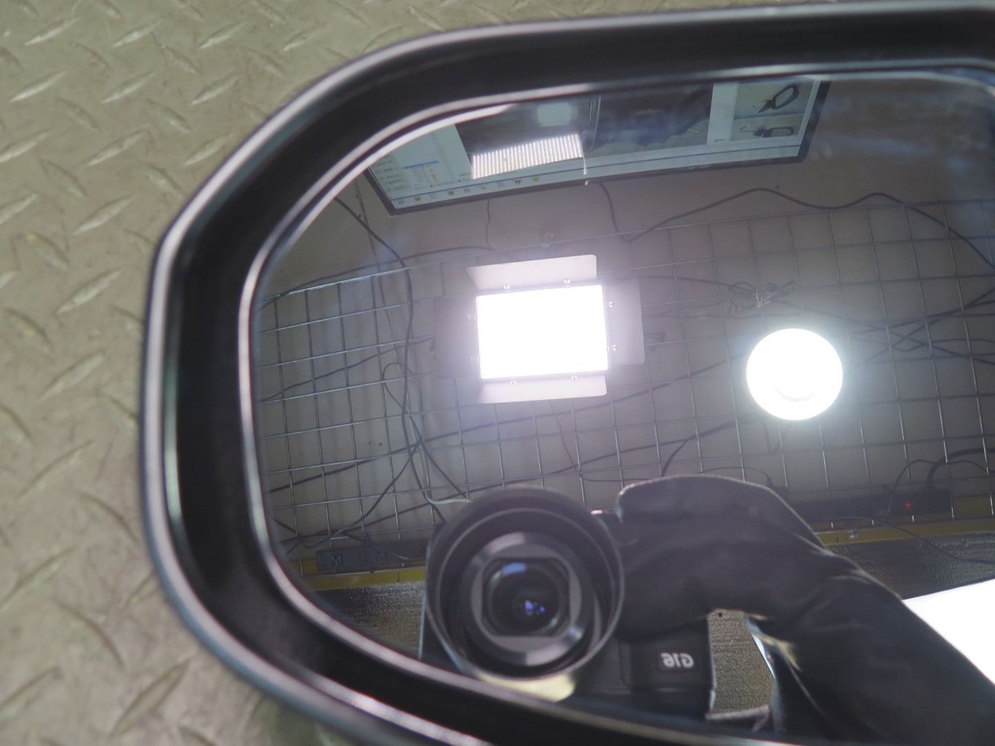 09-20 Nissan Z34 370Z Right Side View Exterior Power Heated Mirror Carbon OEM