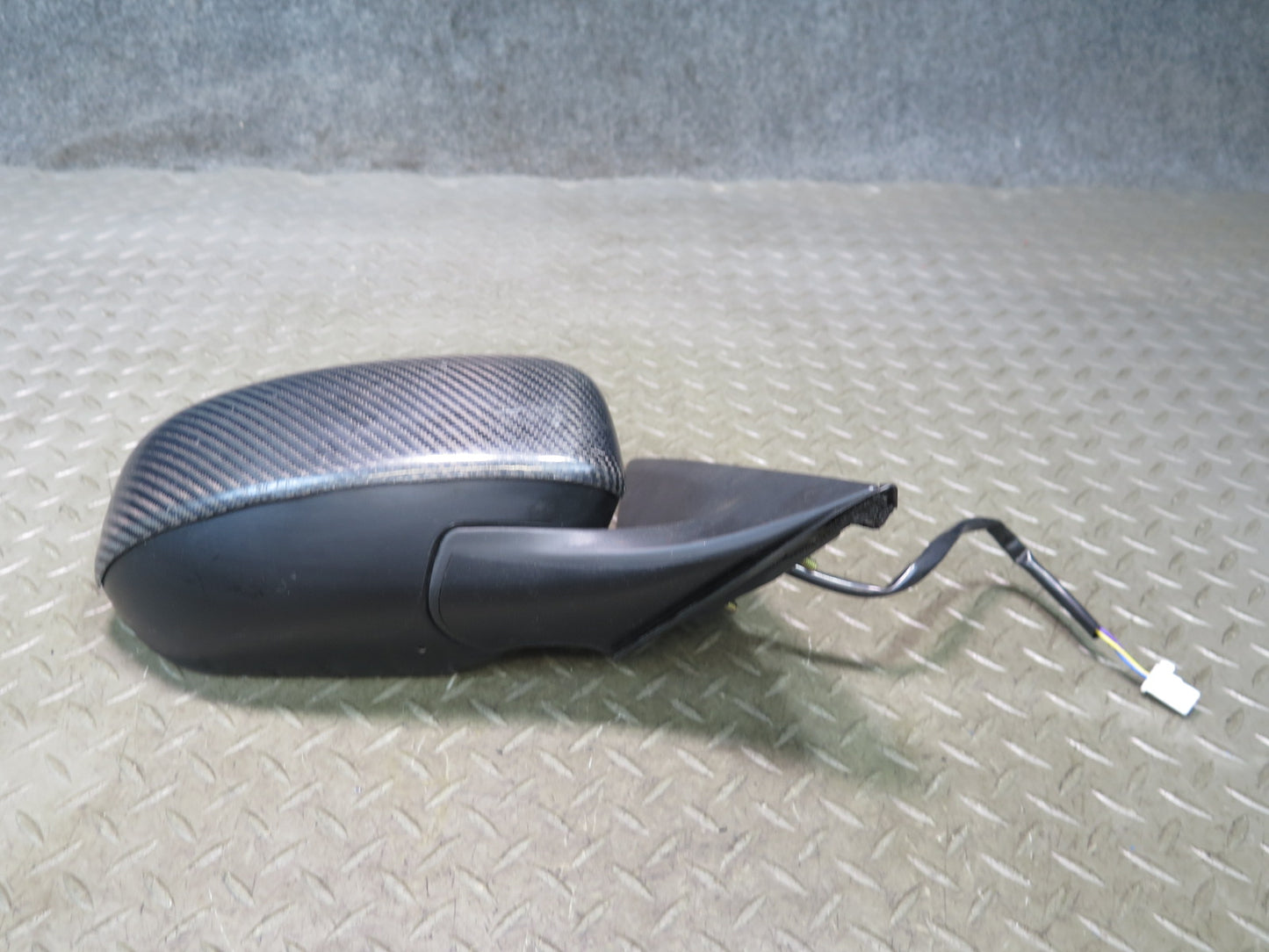 09-20 Nissan Z34 370Z Right Side View Exterior Power Heated Mirror Carbon OEM