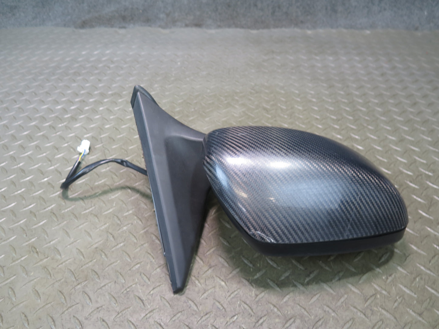 09-20 Nissan Z34 370Z Right Side View Exterior Power Heated Mirror Carbon OEM