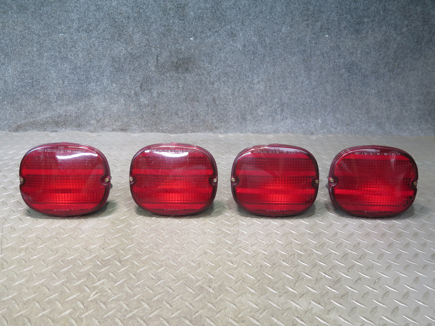 91-96 Chevrolet Corvette C4 Set of 4 Rear Left & Right Tail Light Lamp OEM