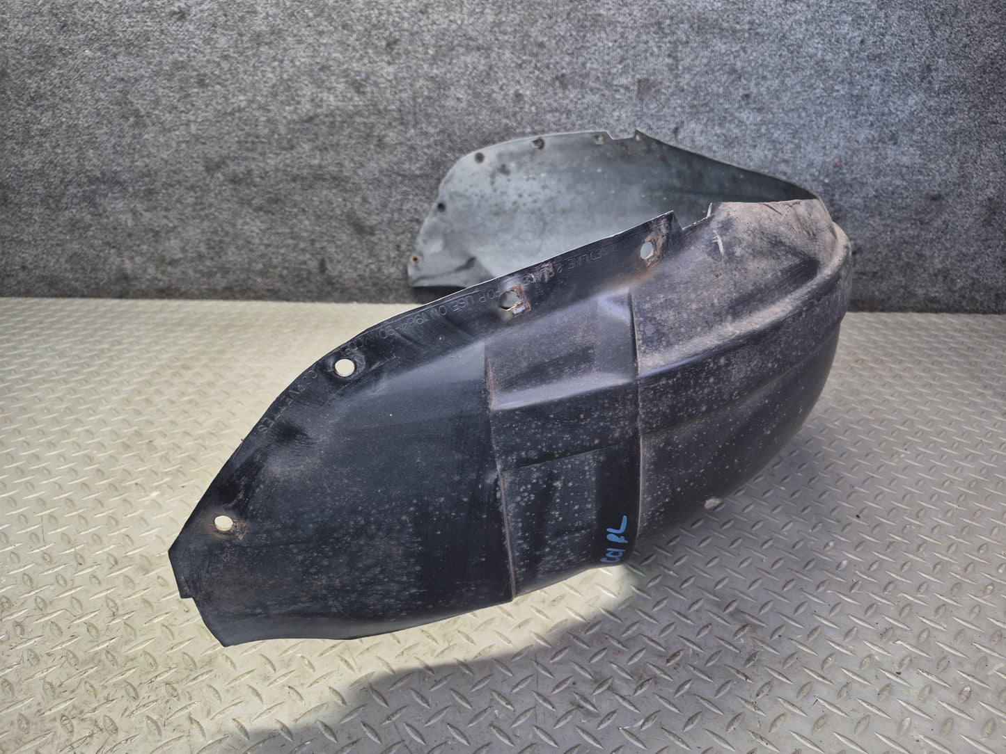 84-96 Chevrolet Corvette C4 Rear Left Fender Liner Splash Shield Guard OEM
