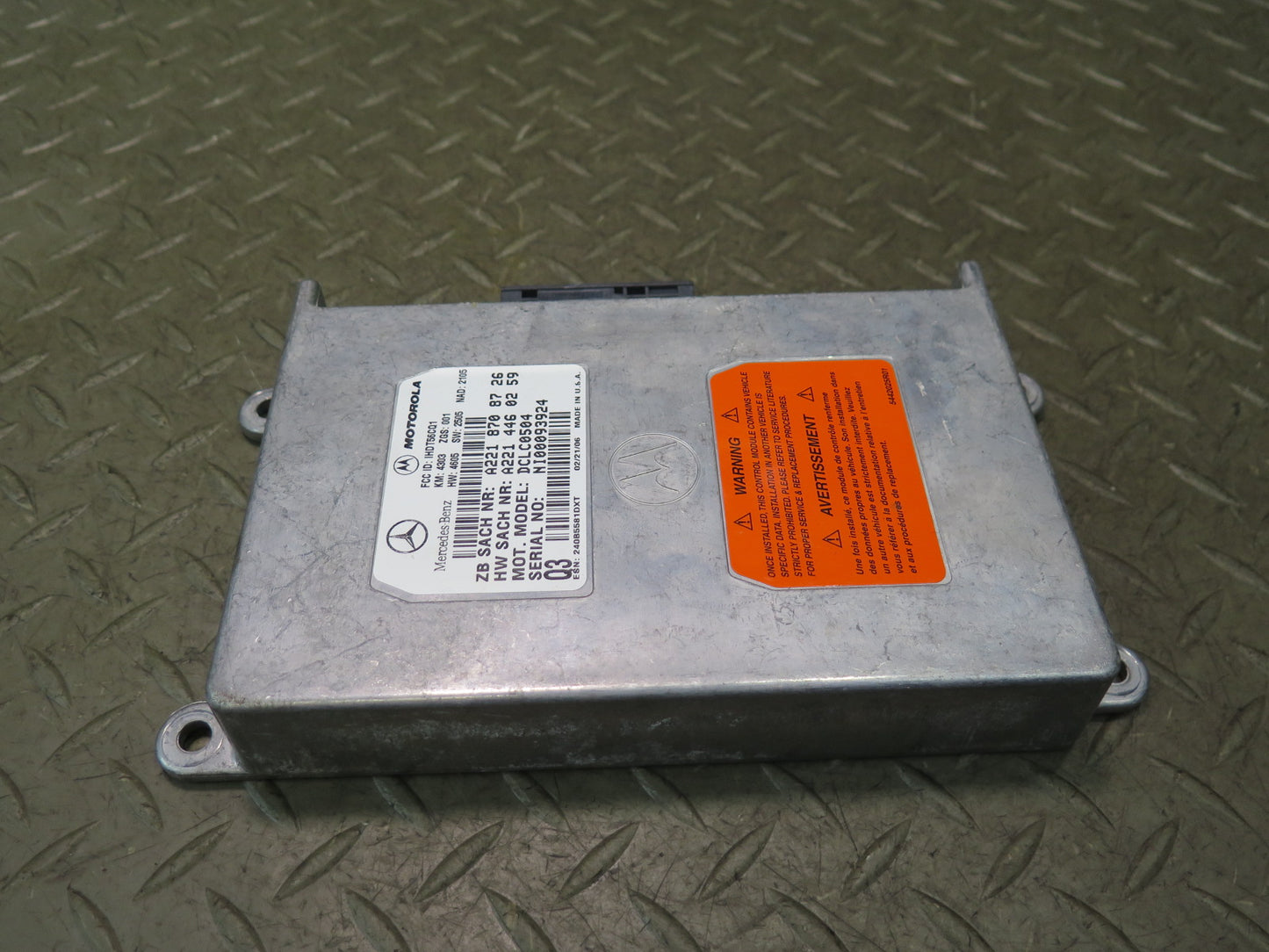 05-11 Mercedes R171 Slk-class Voice Communication Control Module 2218708726 OEM