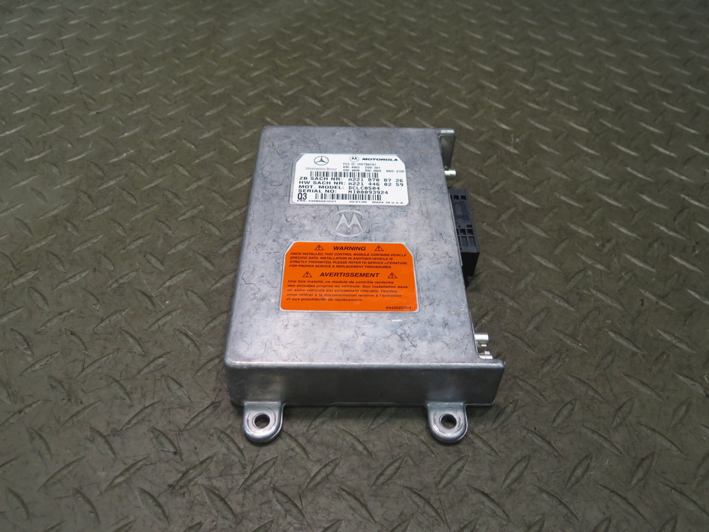 05-11 Mercedes R171 Slk-class Voice Communication Control Module 2218708726 OEM