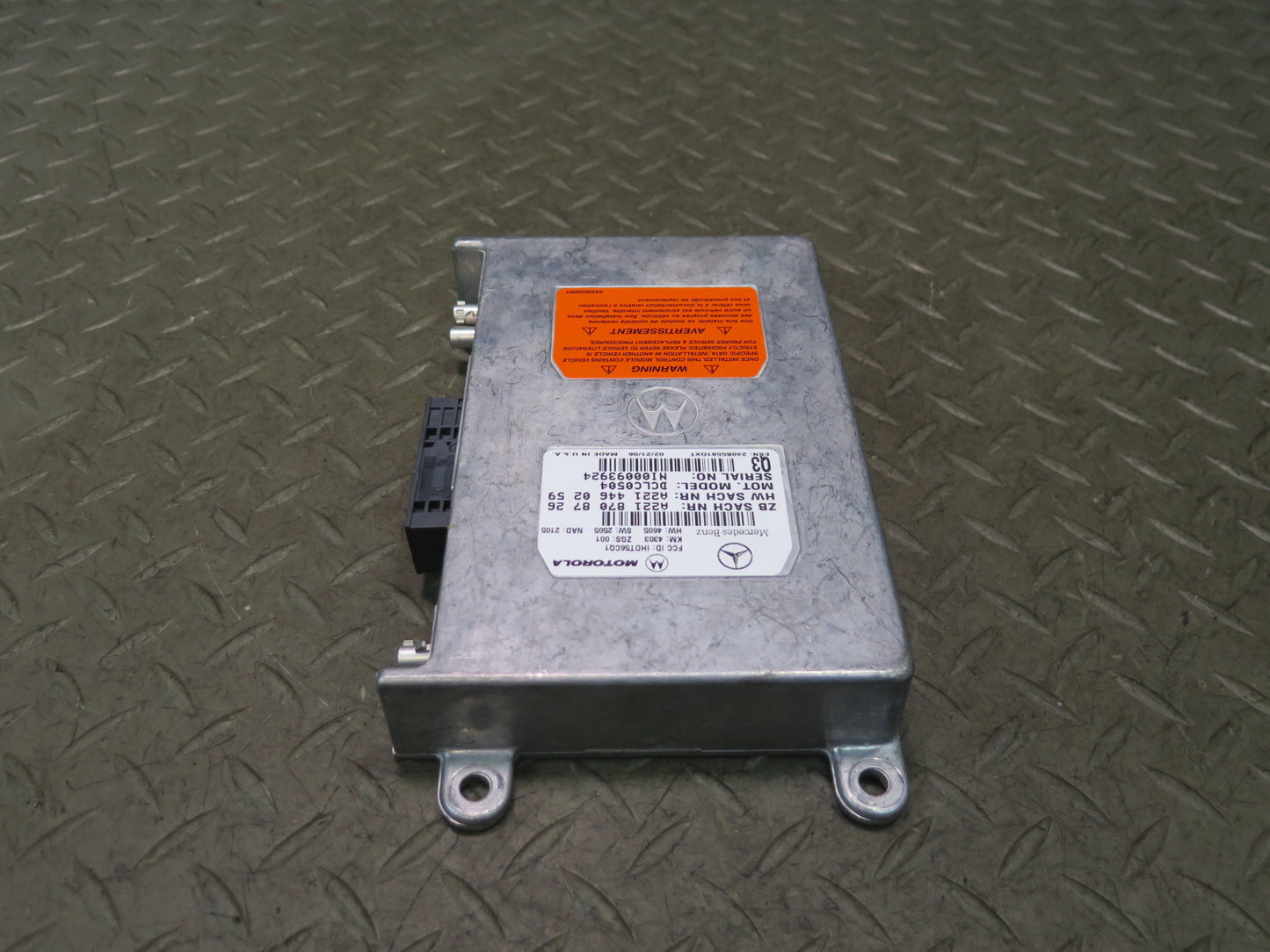 05-11 Mercedes R171 Slk-class Voice Communication Control Module 2218708726 OEM