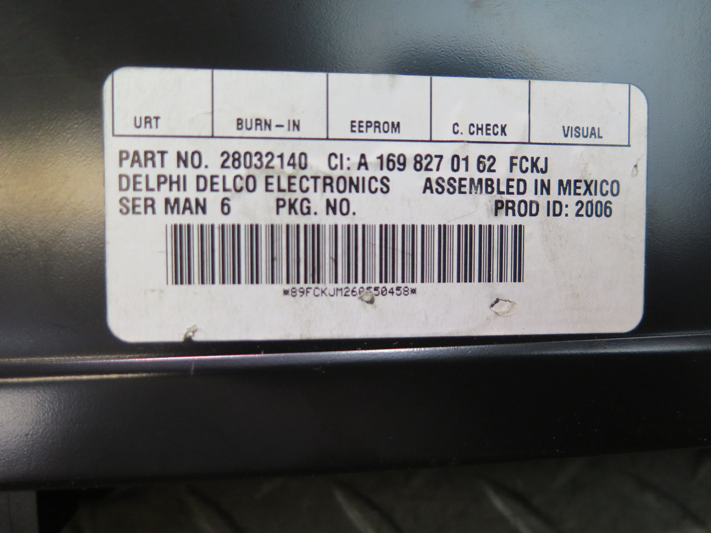 05-11 Mercedes R171 SLK Sirius Satellite Radio Control Module 169827016 OEM