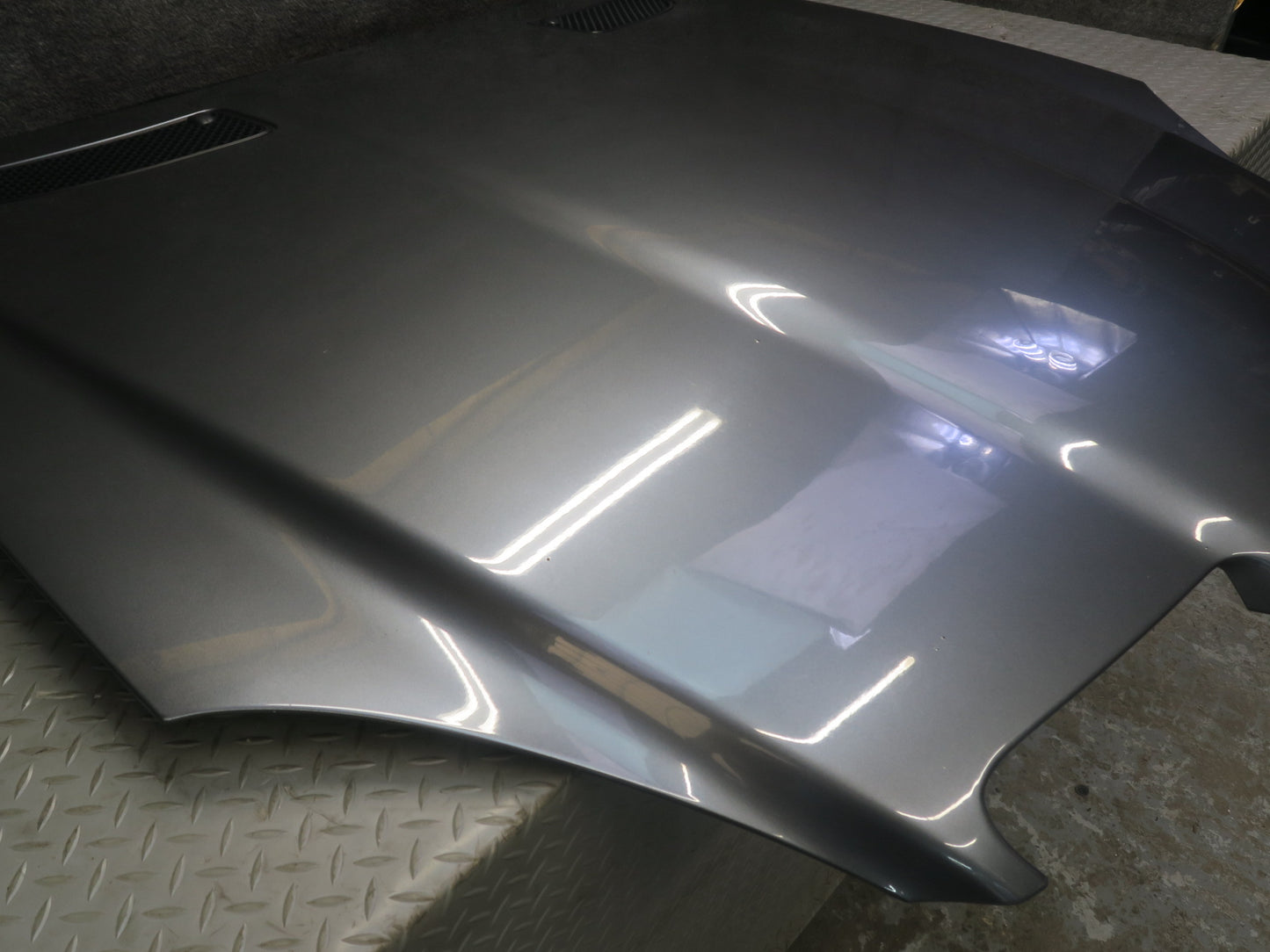 05-11 Mercedes R171 SLK Front Hood Bonnet Shell Panel Graphite Metallic OEM