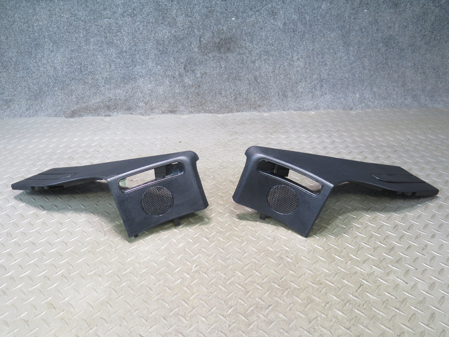 05-11 Mercedes R171 SLK Set of 2 Rear Left & Right Seat Belt Trim Panel OEM